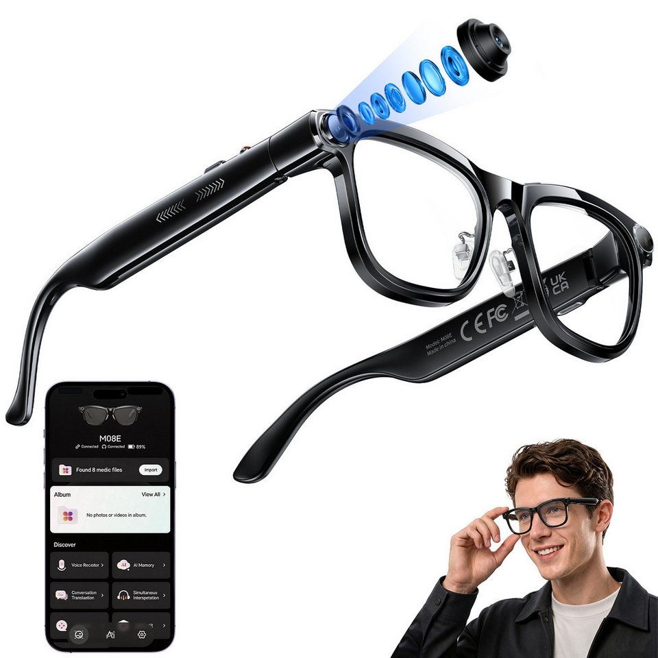 Photography Lighting Equipment - AI Smart Glasses with ChatGPT Real-Time