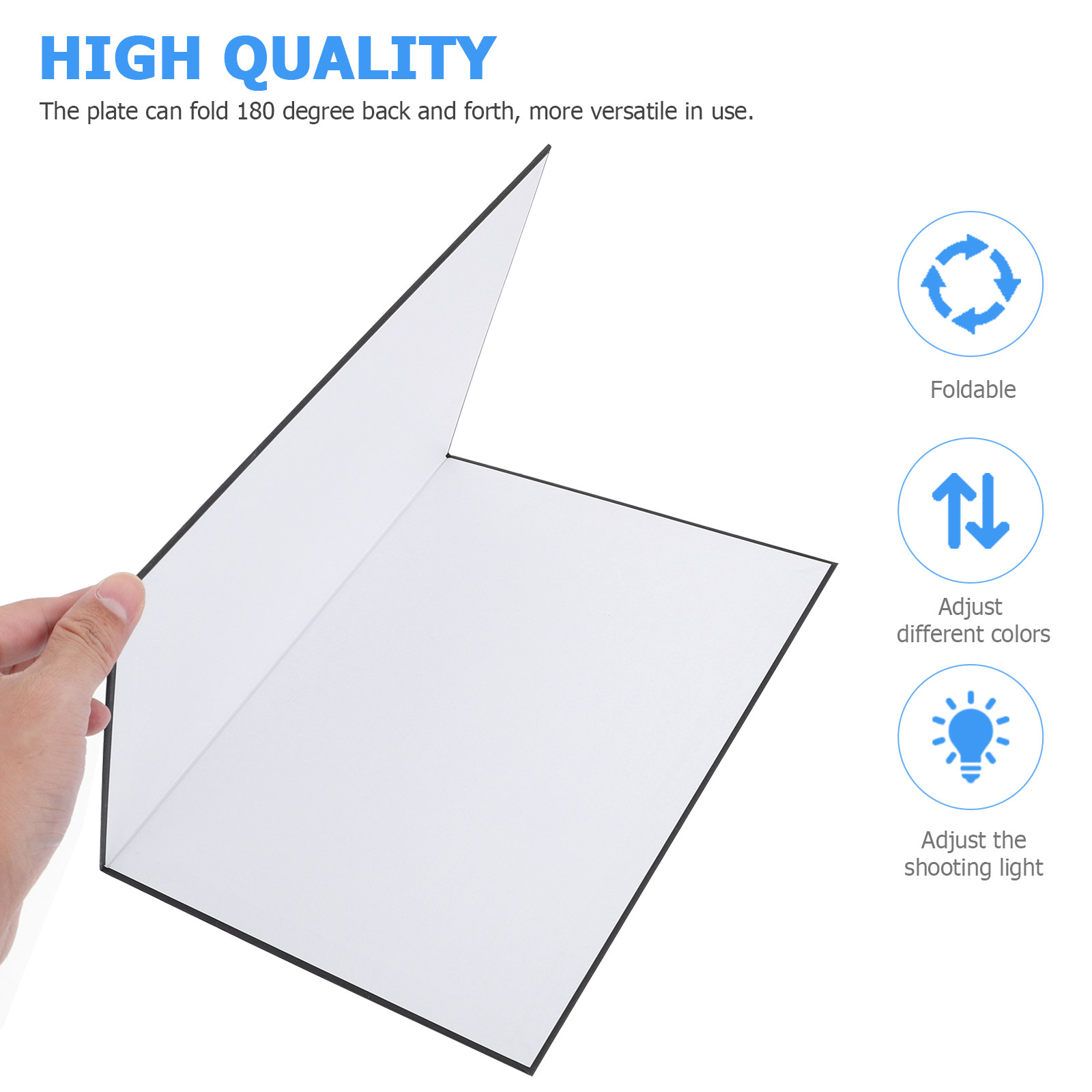 Photography Lighting For Jewelry - Foldable A4 Photography Cardboard Reflector Black