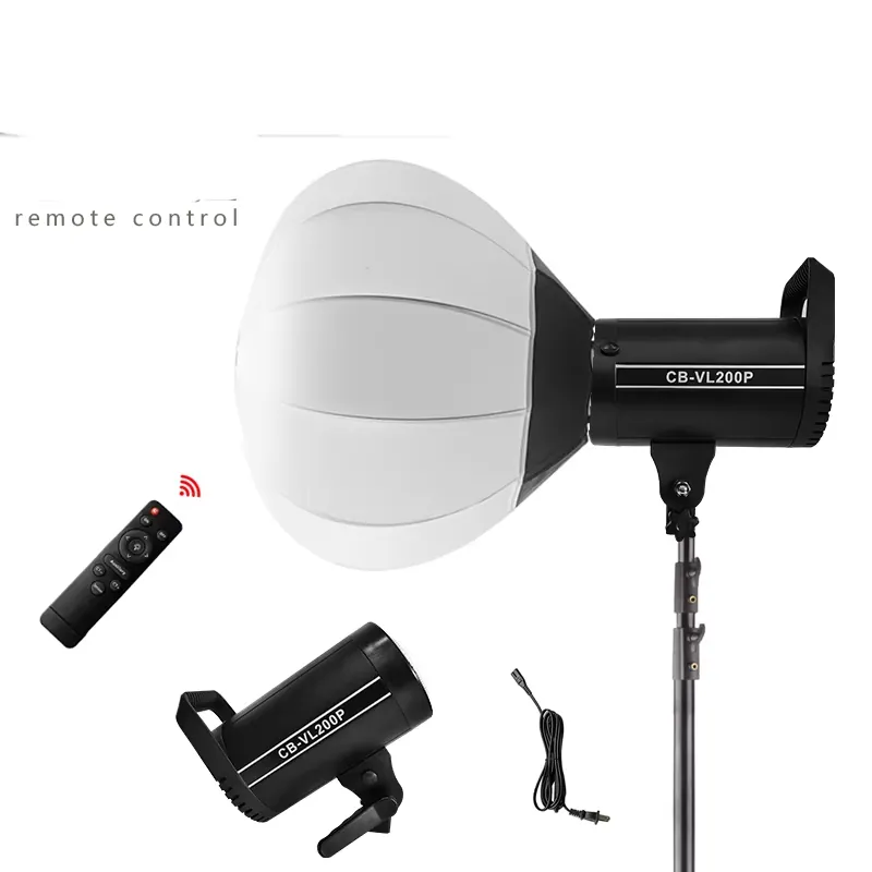 Photography Lighting Learning - Brightness 200W portable indoor and outdoor
