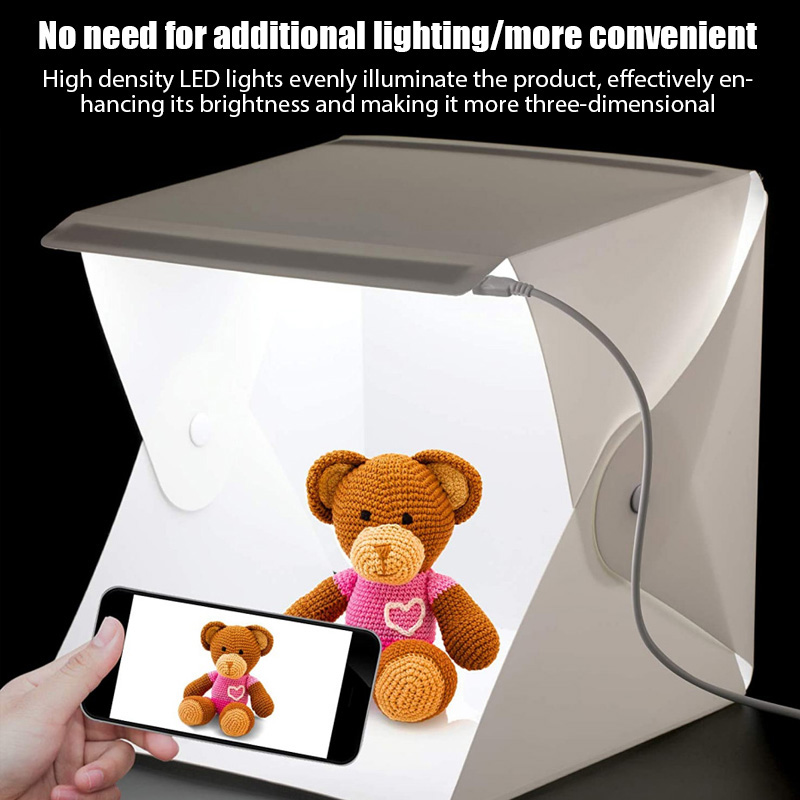 Photography Lighting Setup - Lightbox Light Box Mini Photo Studio
