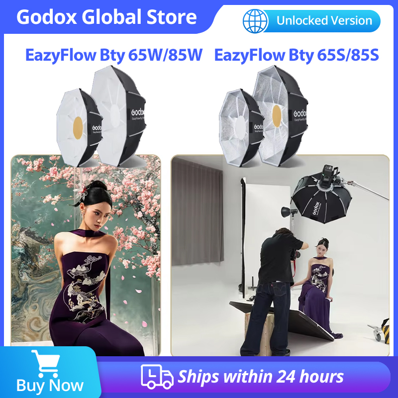 Photography Lighting Beauty Dish - Godox EazyFlow Beauty Dish 65/85cm quick-open