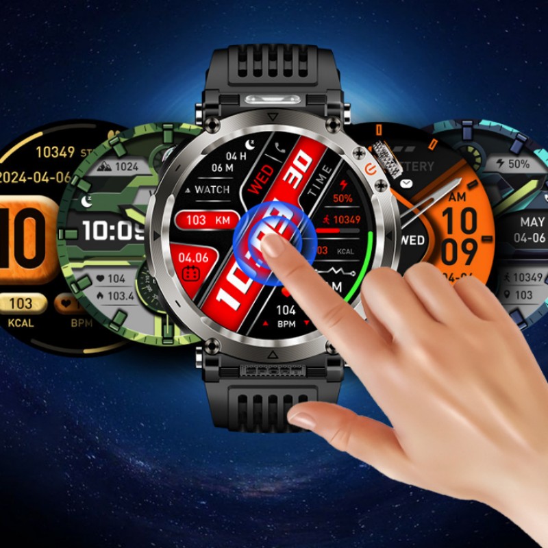 Flashlight Smart Watch Men BT  - Photography Lighting Assistant 评论和价格