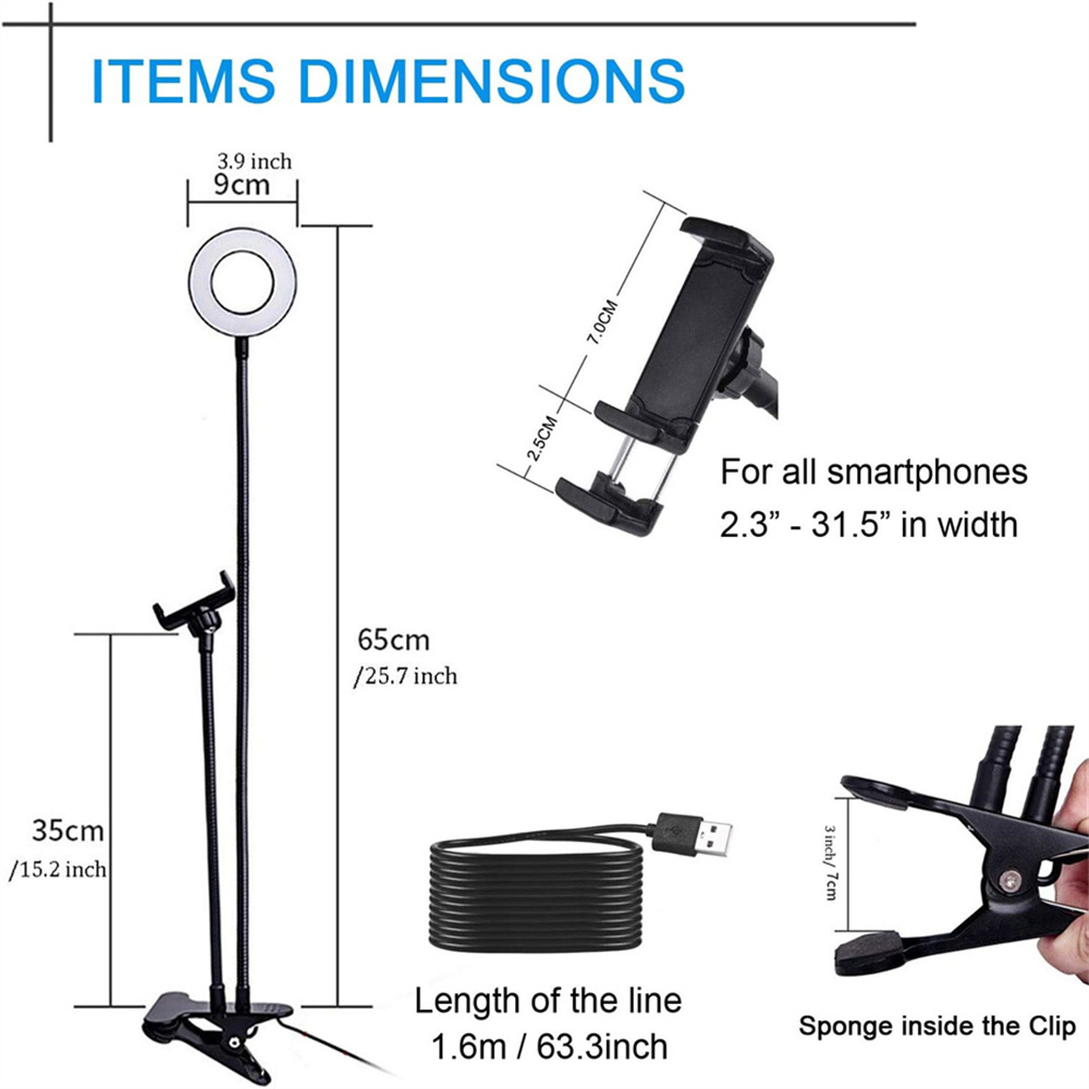 Universal Flexible Mobile Phon - Photography Lighting Set Up 评论和价格