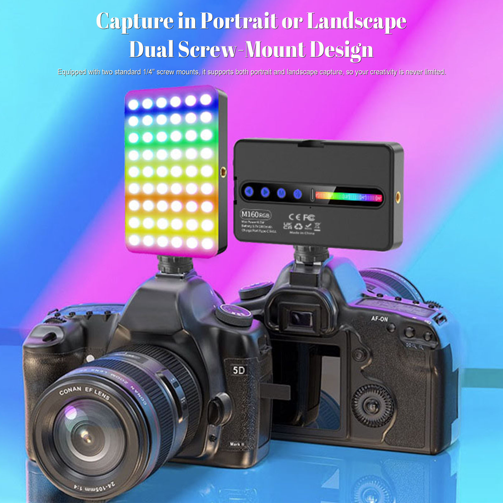 6.5W RGB LED Video Light 2700K - Photography Lighting Type 评论和价格