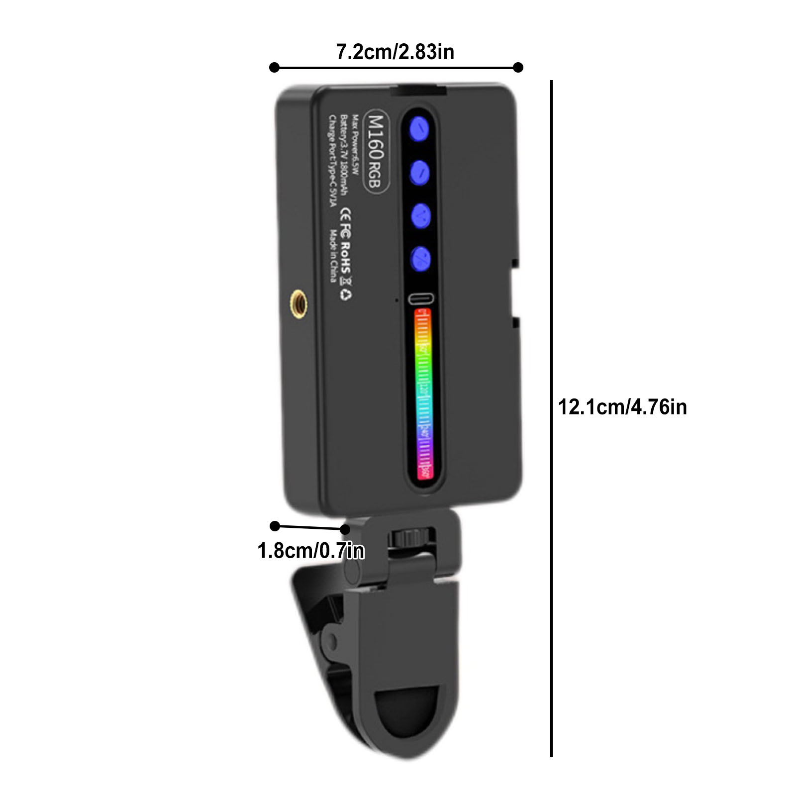 6.5W RGB LED Video Light 2700K - Photography Lighting Type 评论和价格