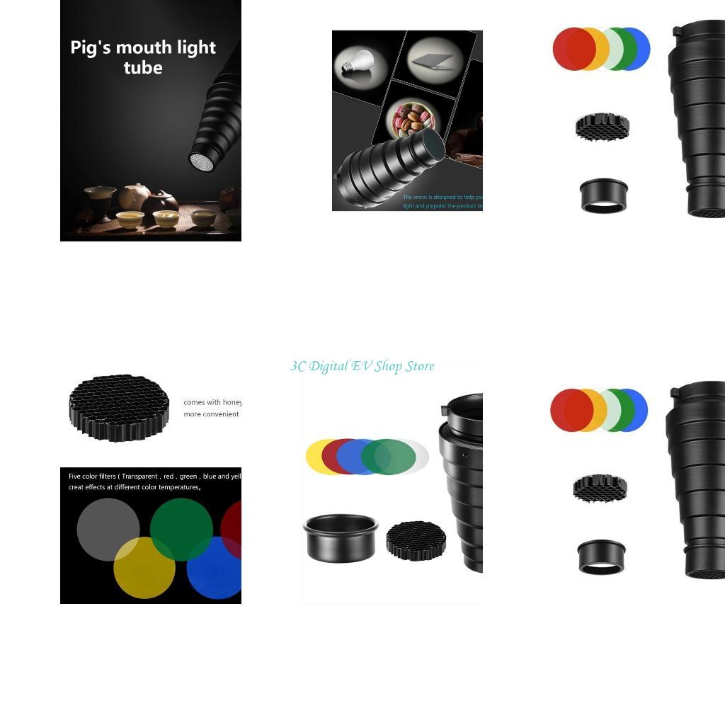 E74D 1Set Photography Snoot Se - Photography Using Lighting 评论和价格