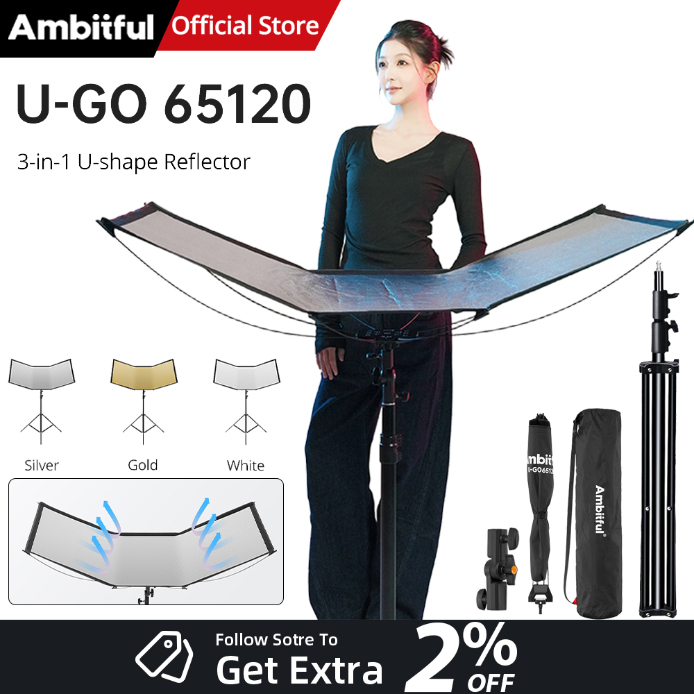 AMBITFUL 3in1 U-Type Light Dif - Photography Lighting Type 评论和价格