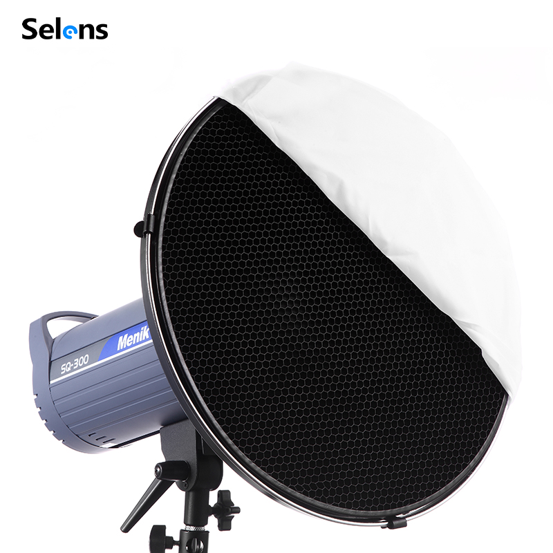 Selens Silver/White 70cm Beaut - Photography Lighting Beauty Dish 评论和价格
