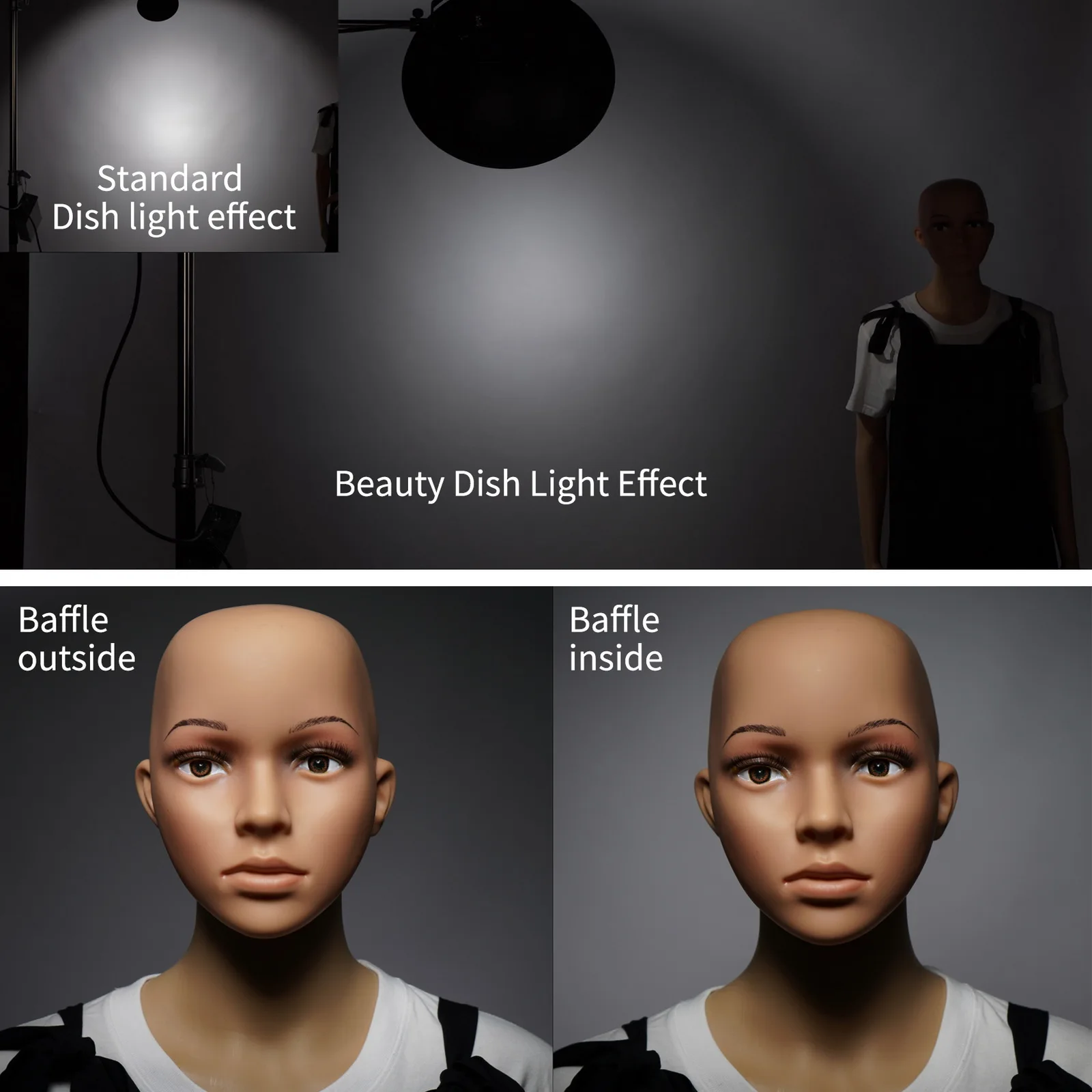 Selens Silver/White 70cm Beaut - Photography Lighting Beauty Dish 评论和价格