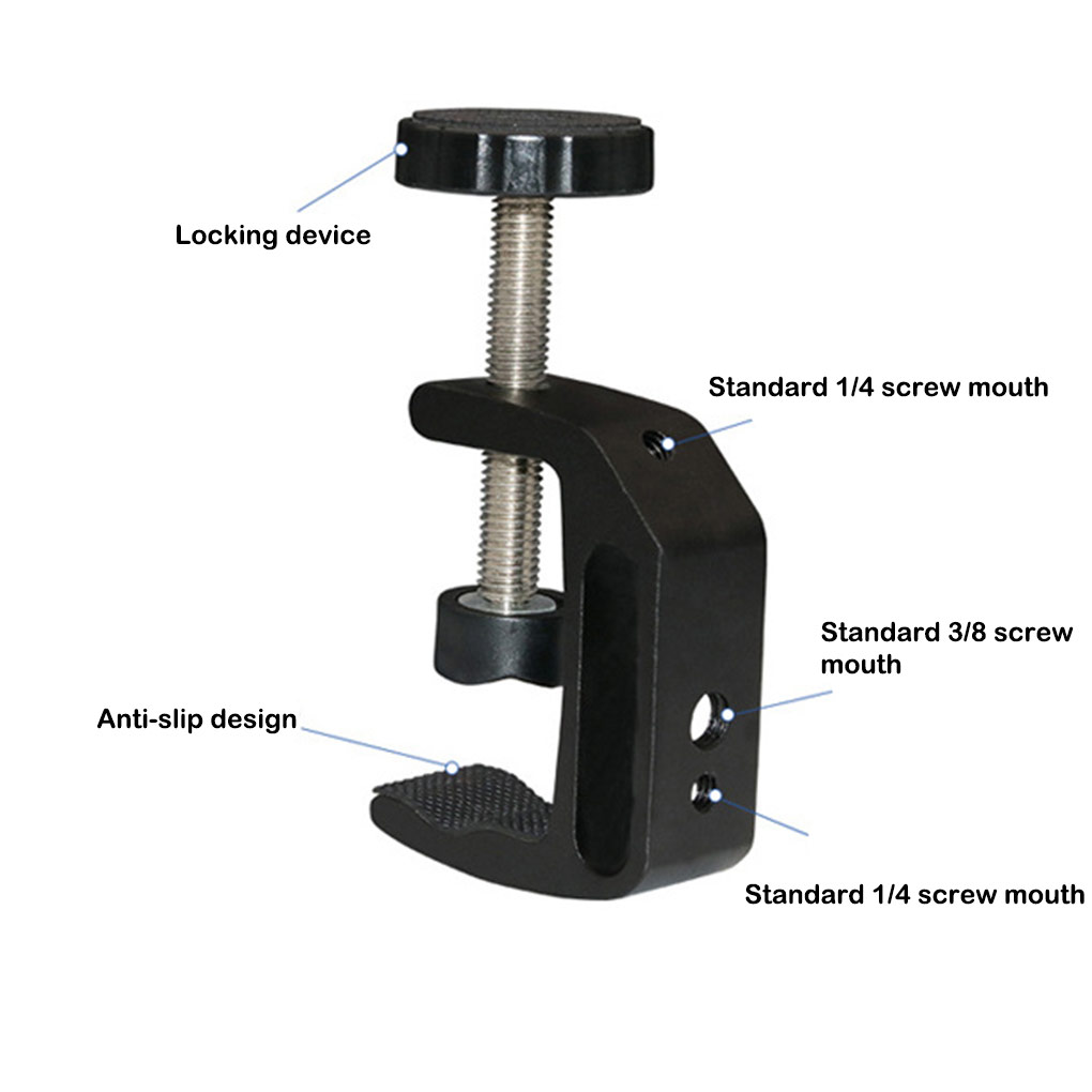 C- Shaped Clamp Aluminum Alloy - Photography Lighting Type 评论和价格