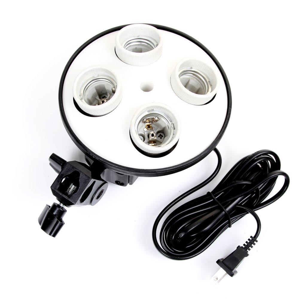 E27 Base Four Lamp Holder  Lig - Photography Using Lighting 评论和价格