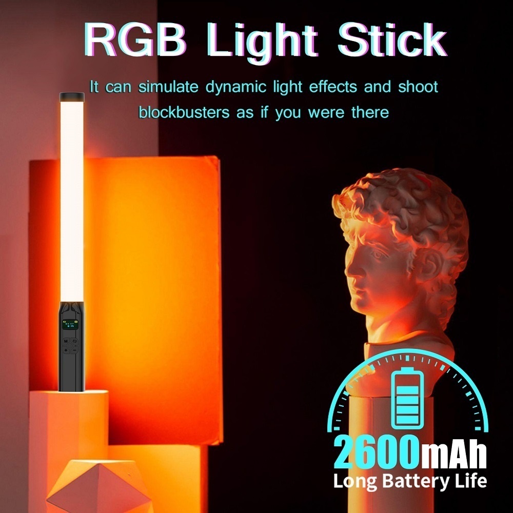 50CM RGB Stick Light Wand Ligh - Photography Lighting Type 评论和价格