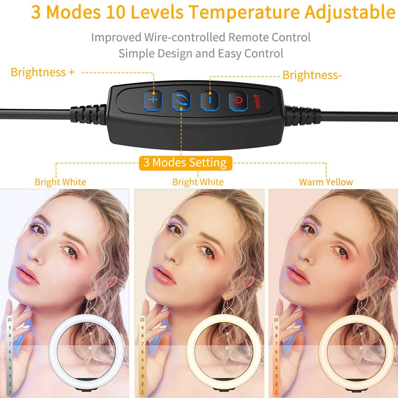 Video Light 16/26/33cm Selfie  - Photography Lighting Set Up 评论和价格