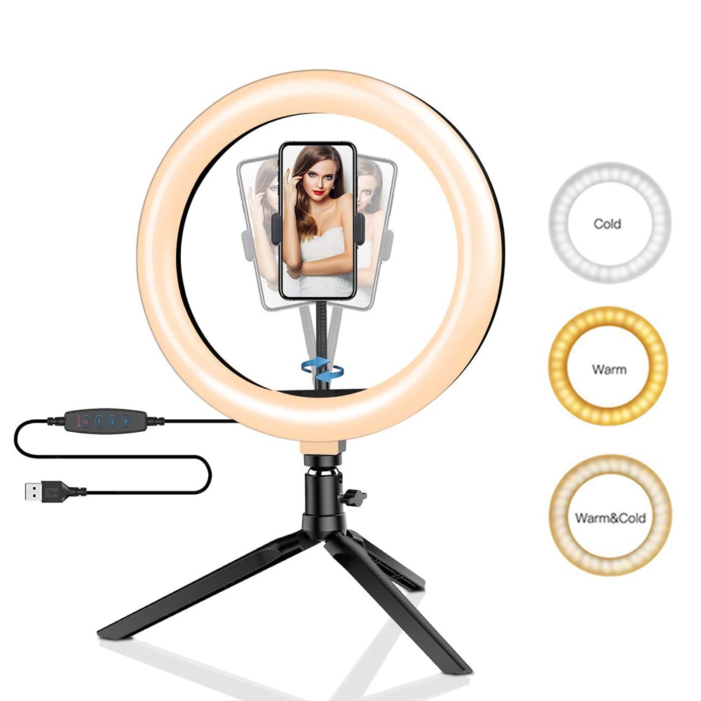 26cm 10 inch Led Ring Selfie L - Photography Lighting Set Up 评论和价格