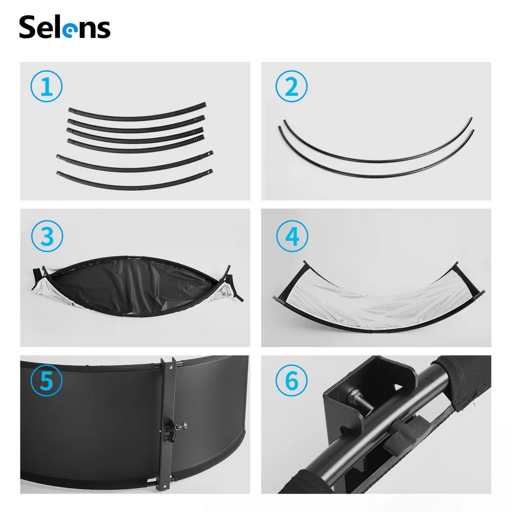 Selens 4-IN-1 U-typed 105x260c - Photography Lighting Type 评论和价格