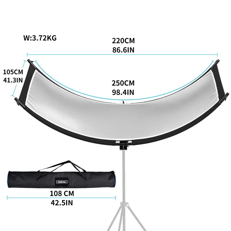 Selens 4-IN-1 U-typed 105x260c - Photography Lighting Type 评论和价格