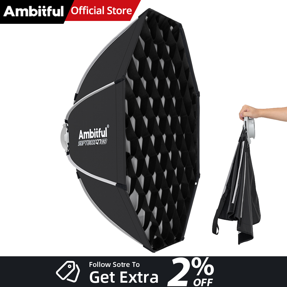 AMBITFUL Q7II 55/65/90cm Bowen - Photography Lighting Setup 评论和价格