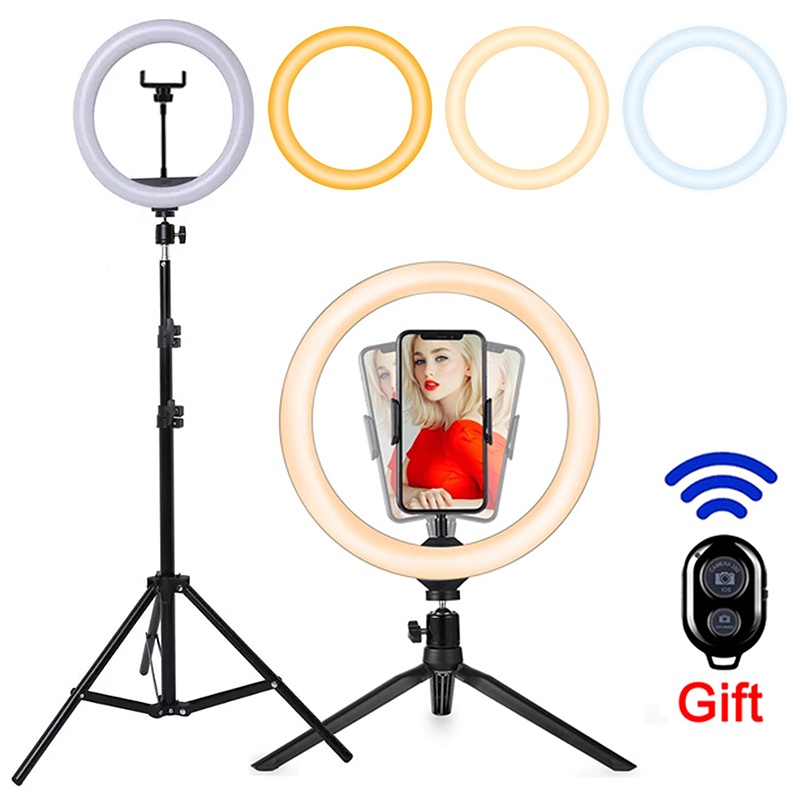 16/26/33cm LED Selfie Ring Lig - Photography Lighting Set Up 评论和价格