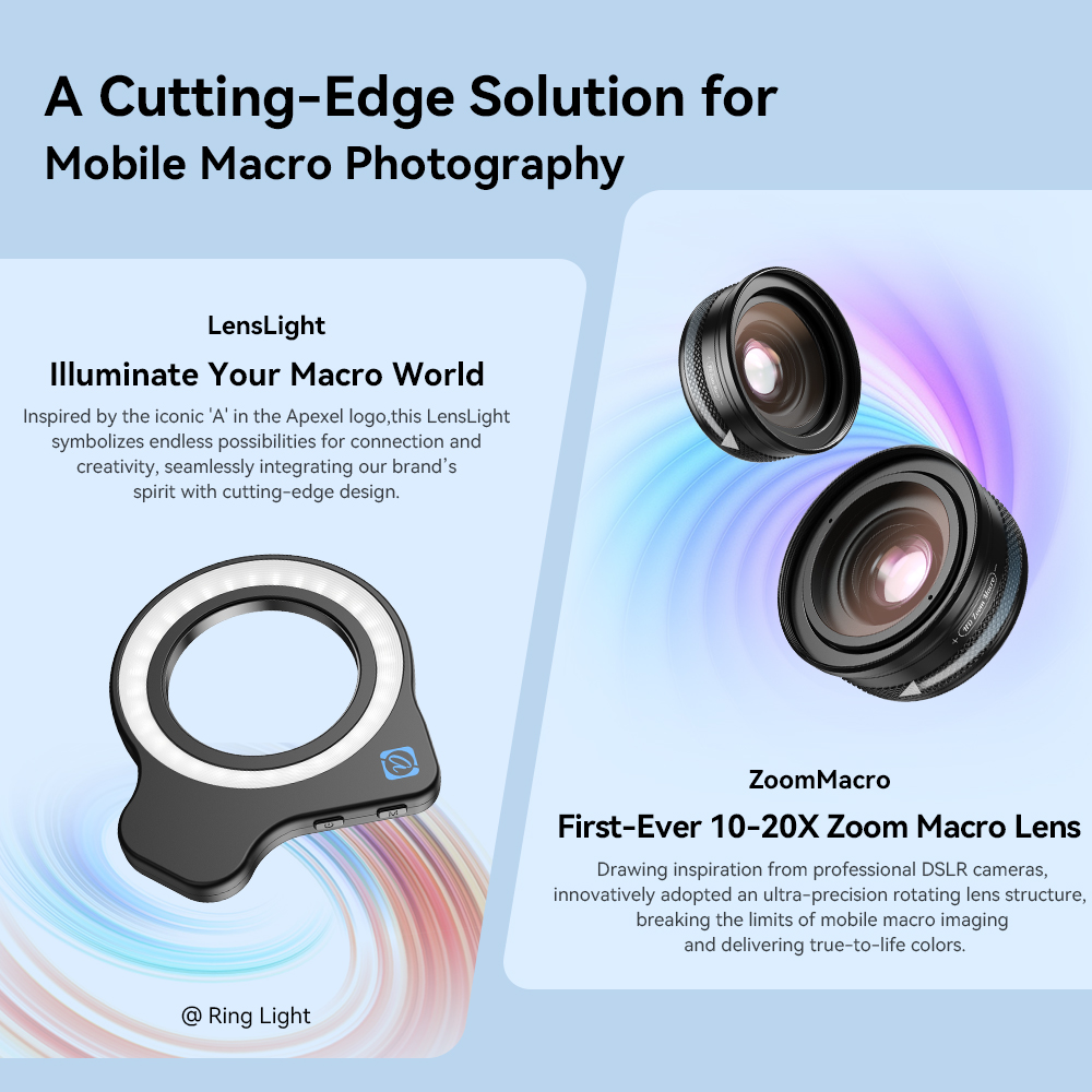 APEXEL 10-20X Adjustable Zoom  - Photography Lighting For Jewelry 评论和价格