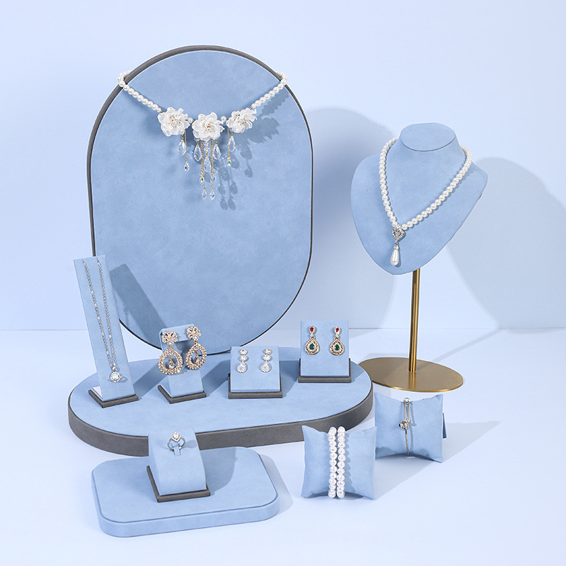 Light Blue Microfiber Jewelry  - Photography Lighting For Jewelry 评论和价格