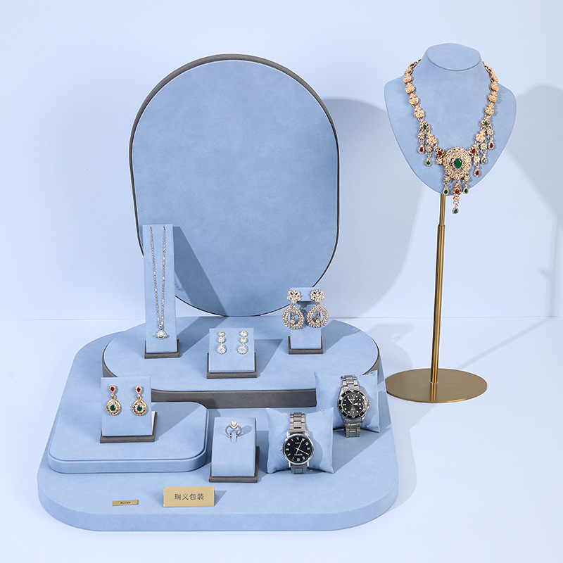 Light Blue Microfiber Jewelry  - Photography Lighting For Jewelry 评论和价格