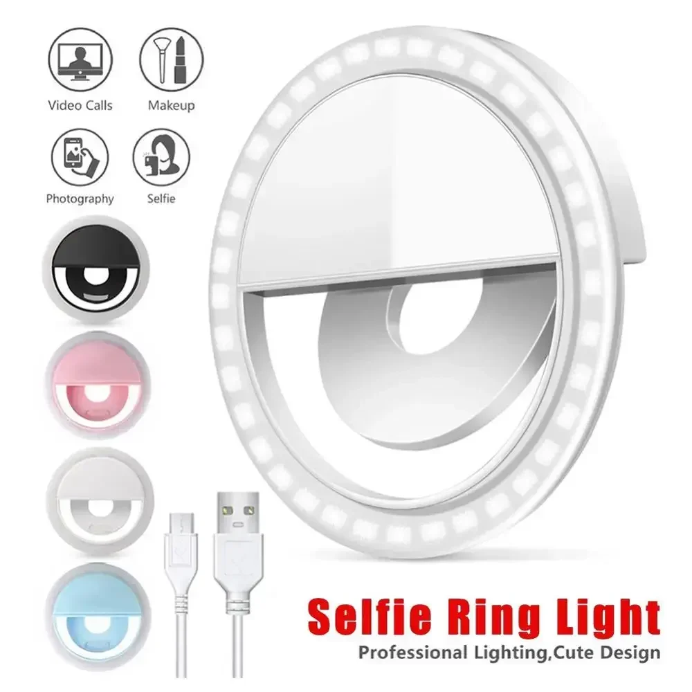 LED Selfie Ring Light Mobile P - Photography Lighting Set Up 评论和价格