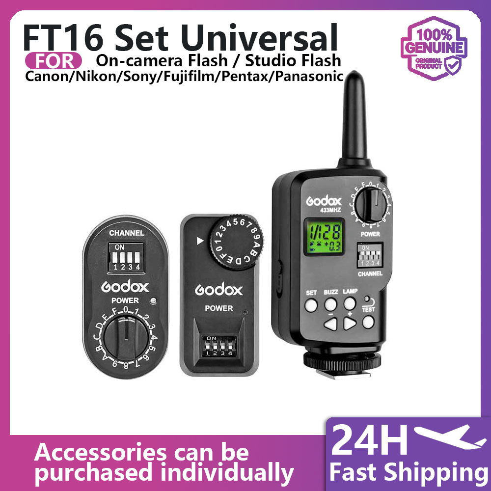 FT-16 Flash Trigger Set Transm - Trigger Receiver Set 评论和价格