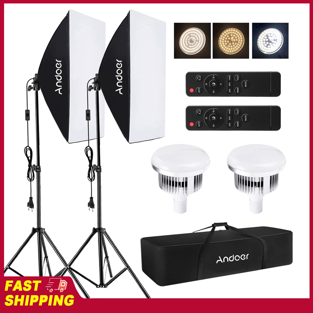 Andoer Softbox Lighting Set St - Photography Lighting Setup 评论和价格