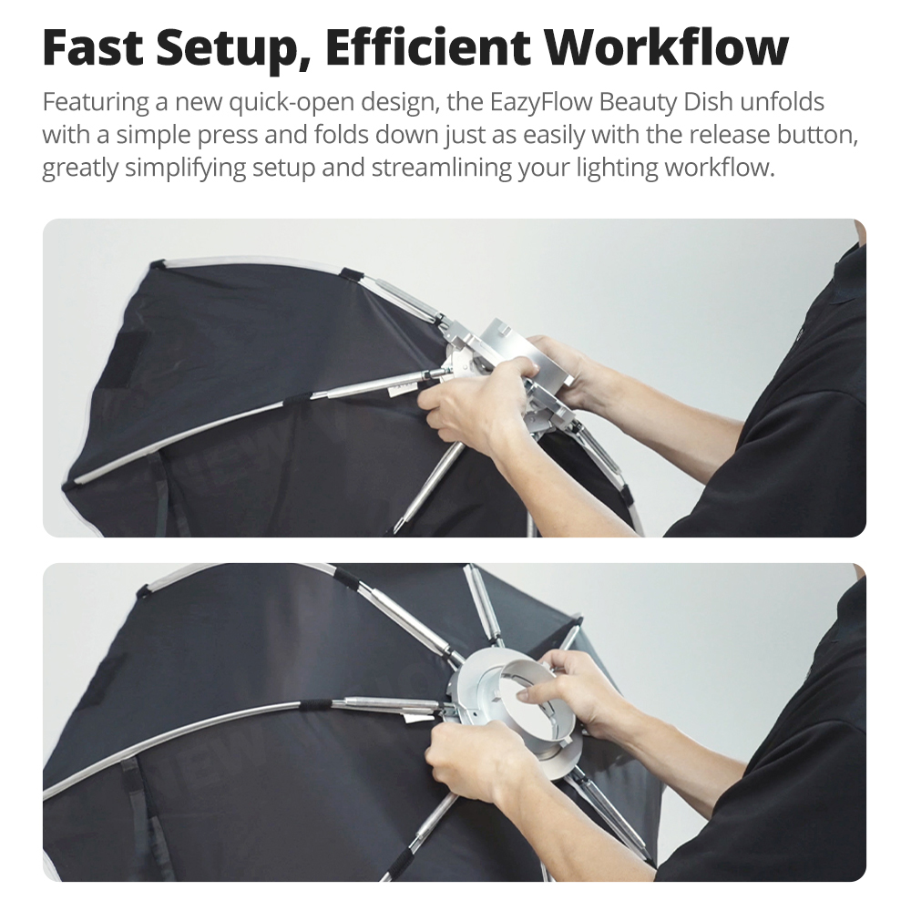 New Godox EazyFlow Beauty Dish - Photography Lighting Beauty Dish 评论和价格