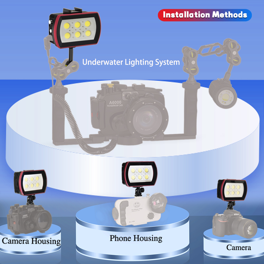 Seafrogs Aluminum LED Diving L - Photography Lighting Brand 评论和价格