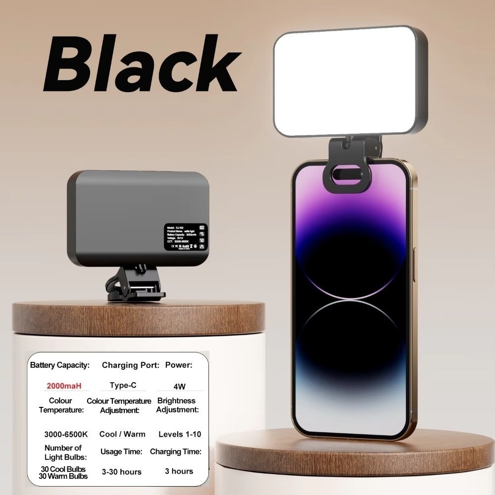 800/1000mAh LED Selfie Light 3 - Photography Using Lighting 评论和价格