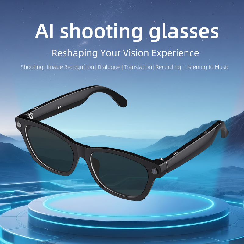AI Bluetooth Smart Glasses,Blu - Photography Lighting Assistant 评论和价格